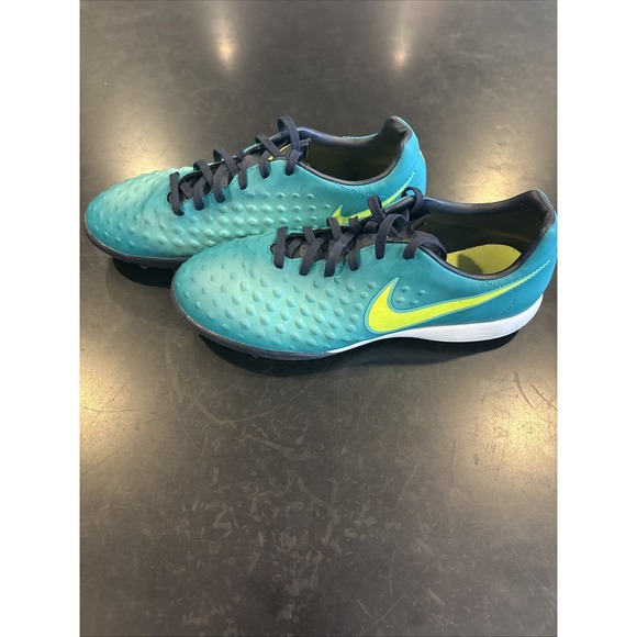 Nike MagistaX Onda ll IC Indoor Soccer Shoes Sz 8.5 Teal/Volt Green EUC main image 5